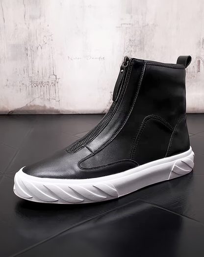 ♂♀Futuristic Front Zip Sneakers