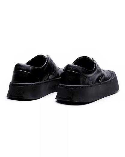 ♂♀本革／Mono Platform Slip-Ons
