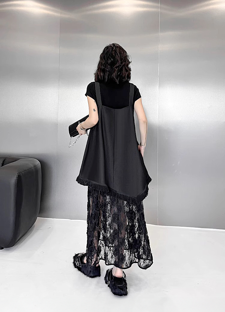 ♀Floral Lace Docking Dress