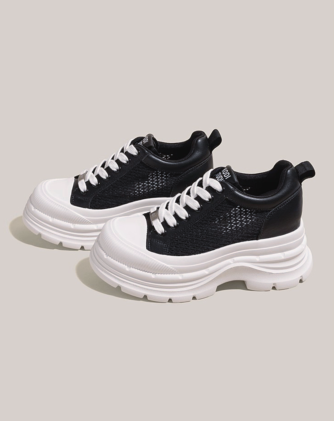 ♀Mesh Platform Sneakers