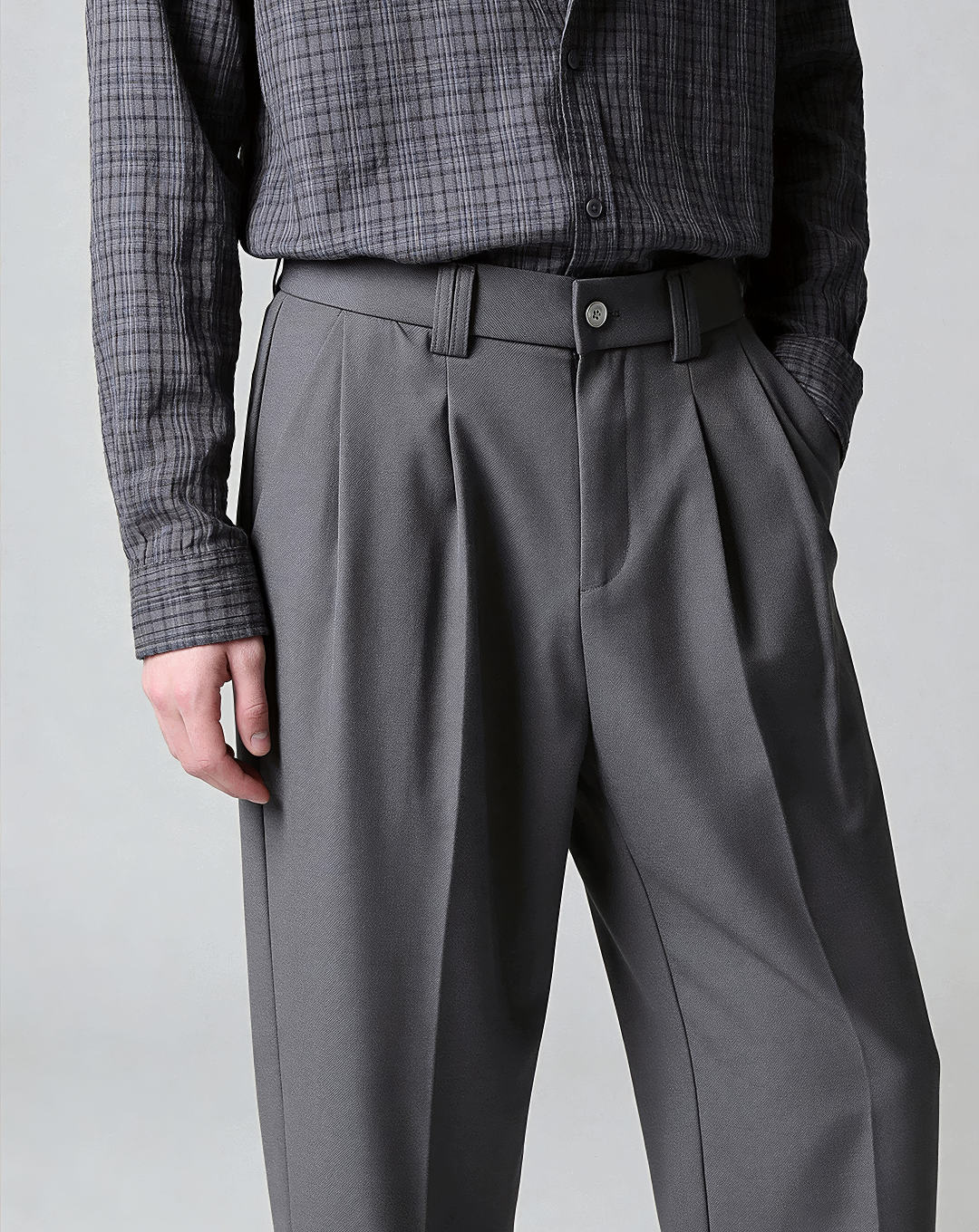 ♂♀Straight Wide Leg Trousers