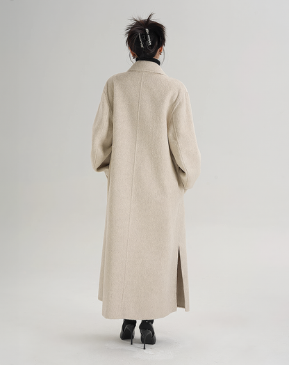 ♀Basic Oversized Double Coat