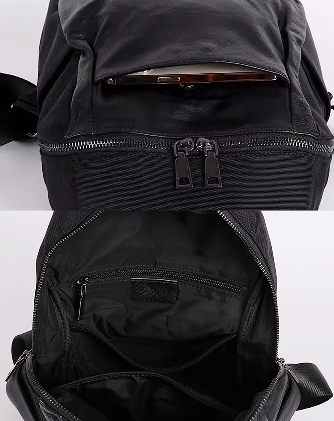 Sleek Black Backpack