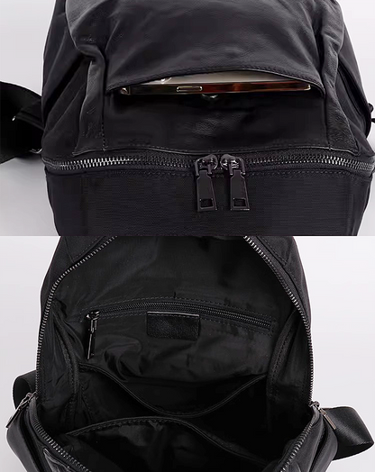 Sleek Black Backpack