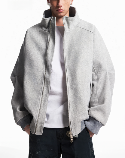 ♂♀ Zip Melton-like Jacket