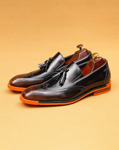 ♂本革／Tassel Wingtip Leather Shoes