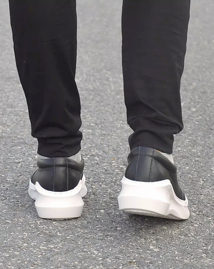 ♂♀本革／Leather Wave Slipon Shoes