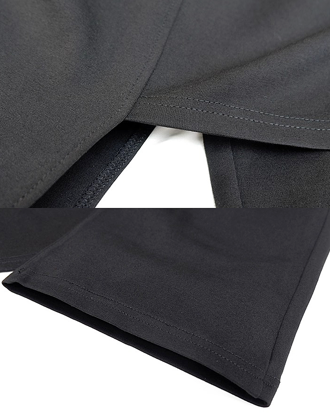 ♀Asymmetry Layered Skirt Pants