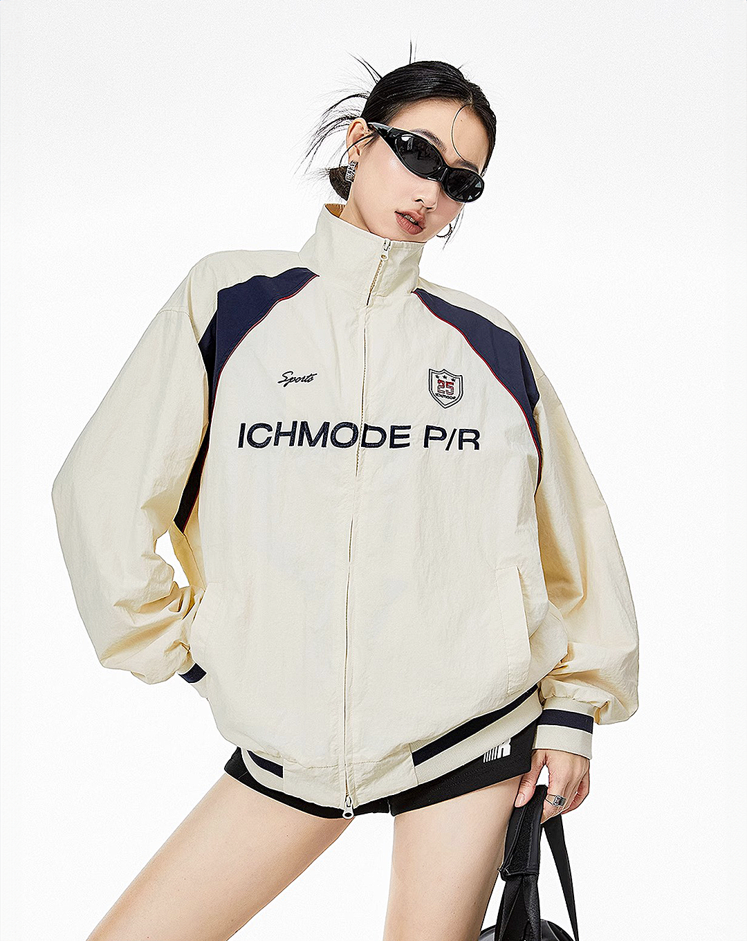 ♀Text Logo Track Jacket