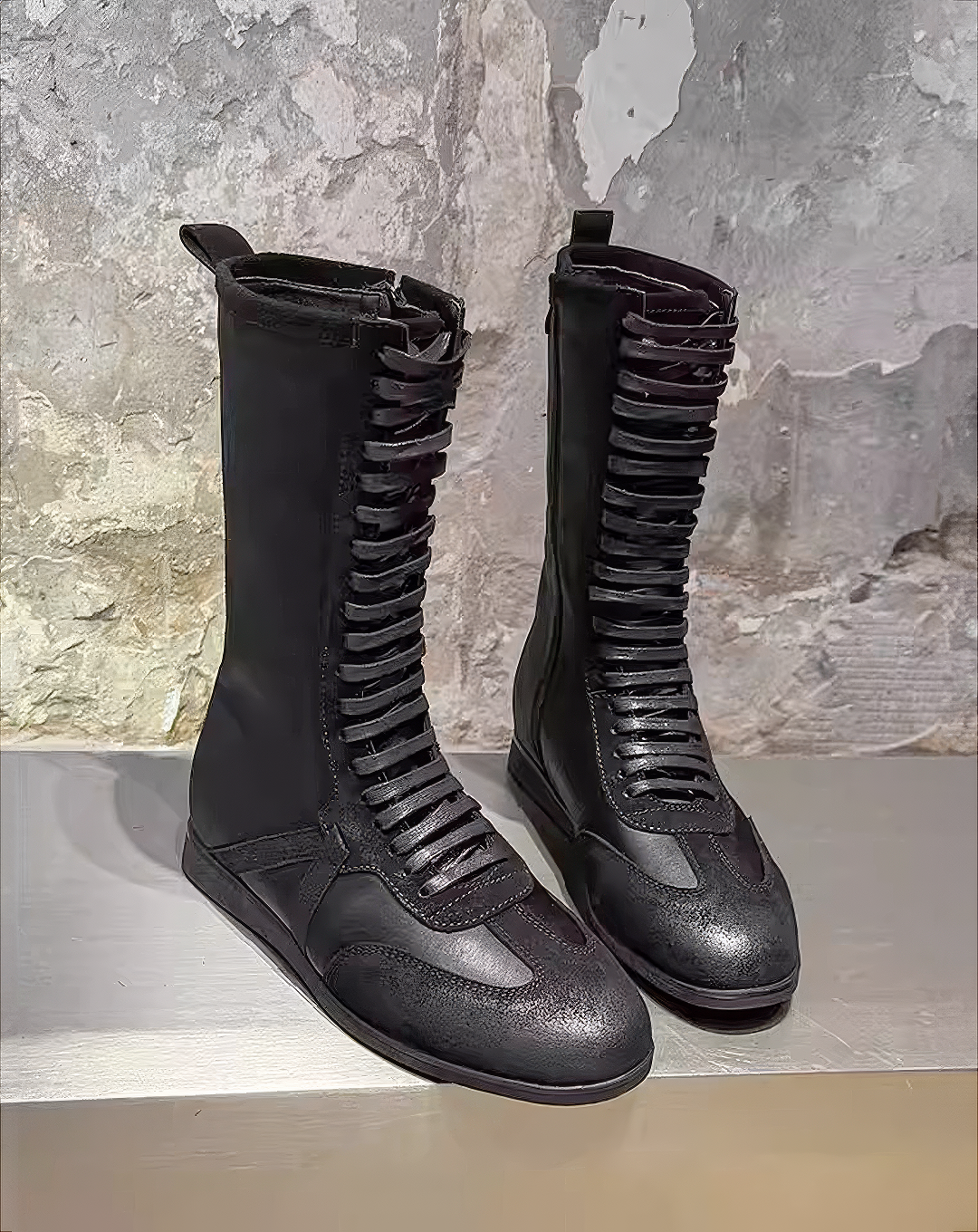 ♂♀Secret Sole Lace-up Boots