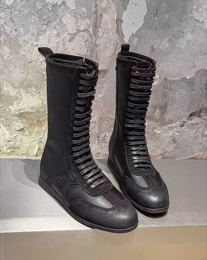 ♂♀Secret Sole Lace-up Boots