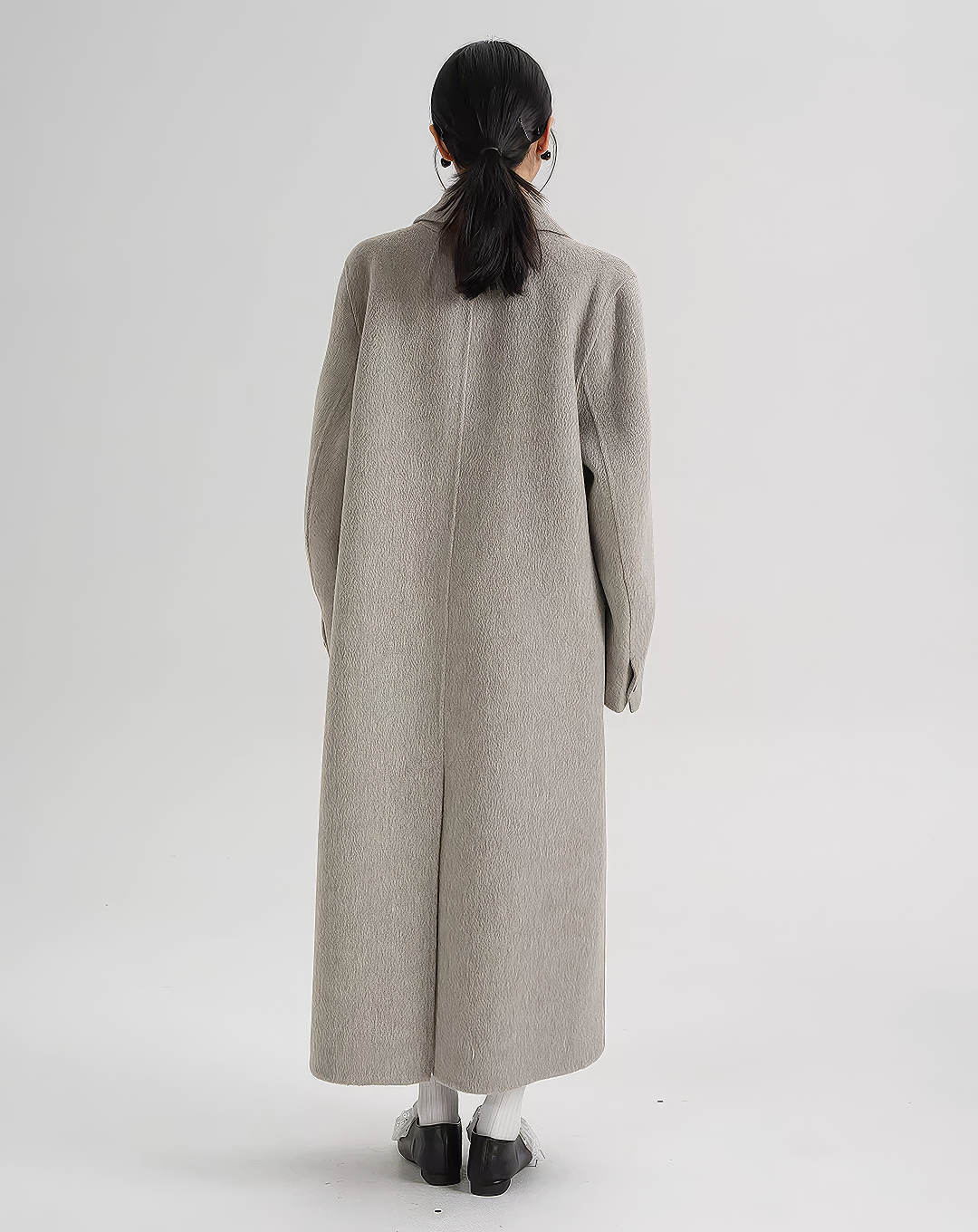 ♀Double Breasted Shaggy Coat