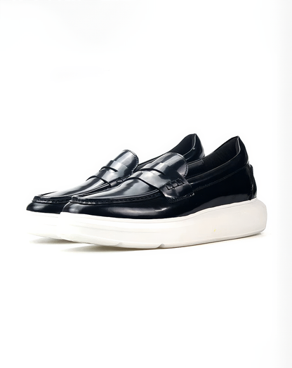 ♂♀本革／Chunky Sole Unisex Loafers