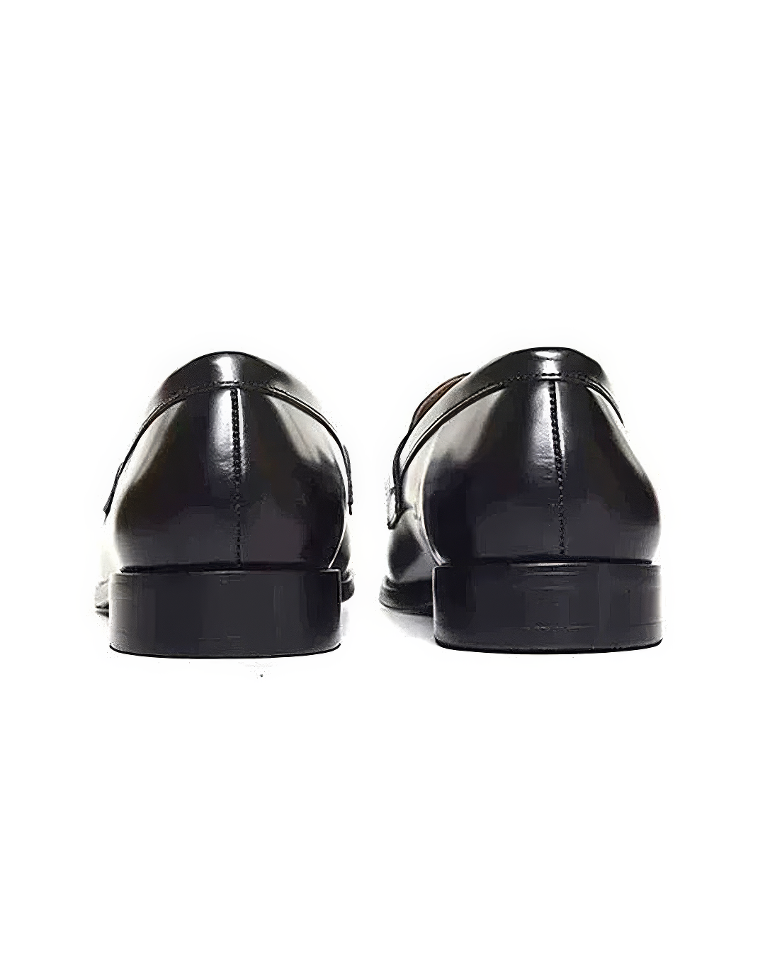 ♂♀本革／Black Leather Penny Loafers