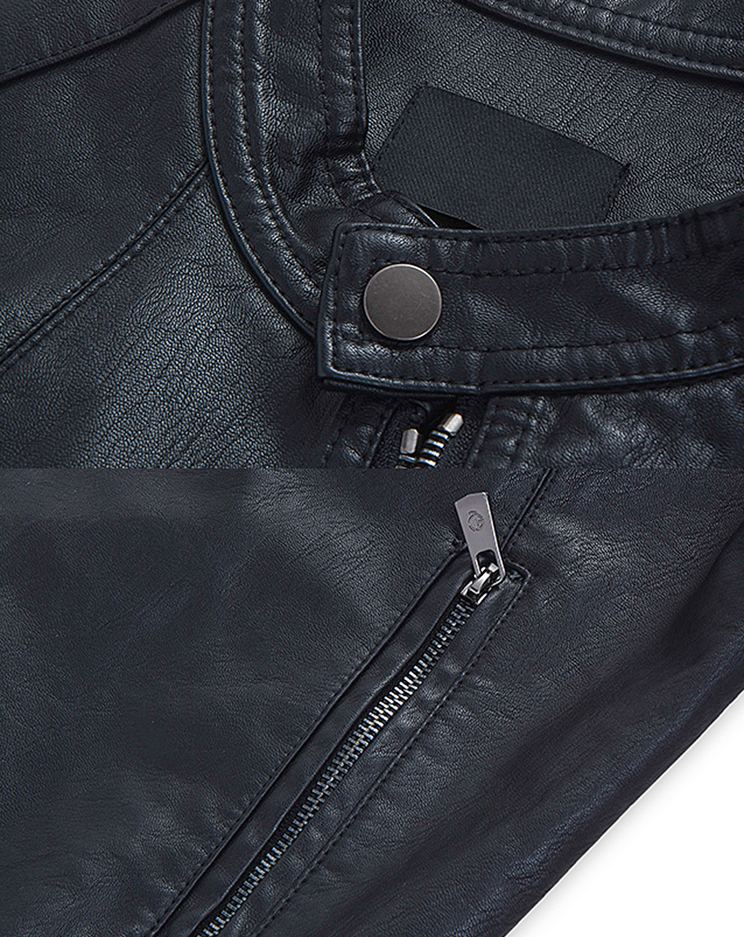 ♂Stand Collar Leather Jacket – SOSOS design ♂Stand Collar Leather Jacket – SOSOS design