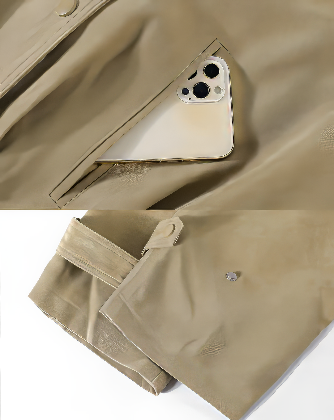 ♀Belted Biker Short Coat