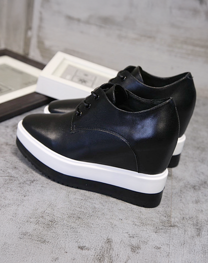 ♀本革／Smooth Laceup Shoes