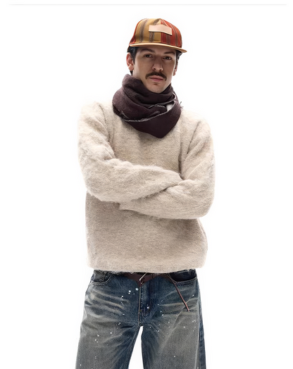 ♂Airy Cloud Crew Sweater