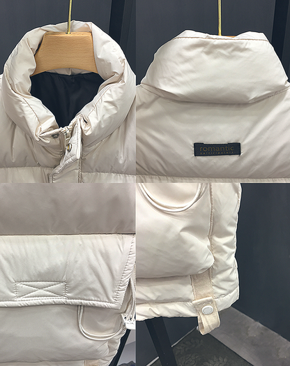 ♂Stand Collar Down Vest