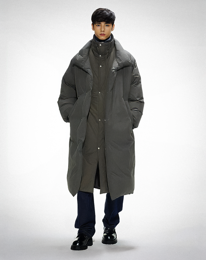 ♂Oversize Stand Collar Coat