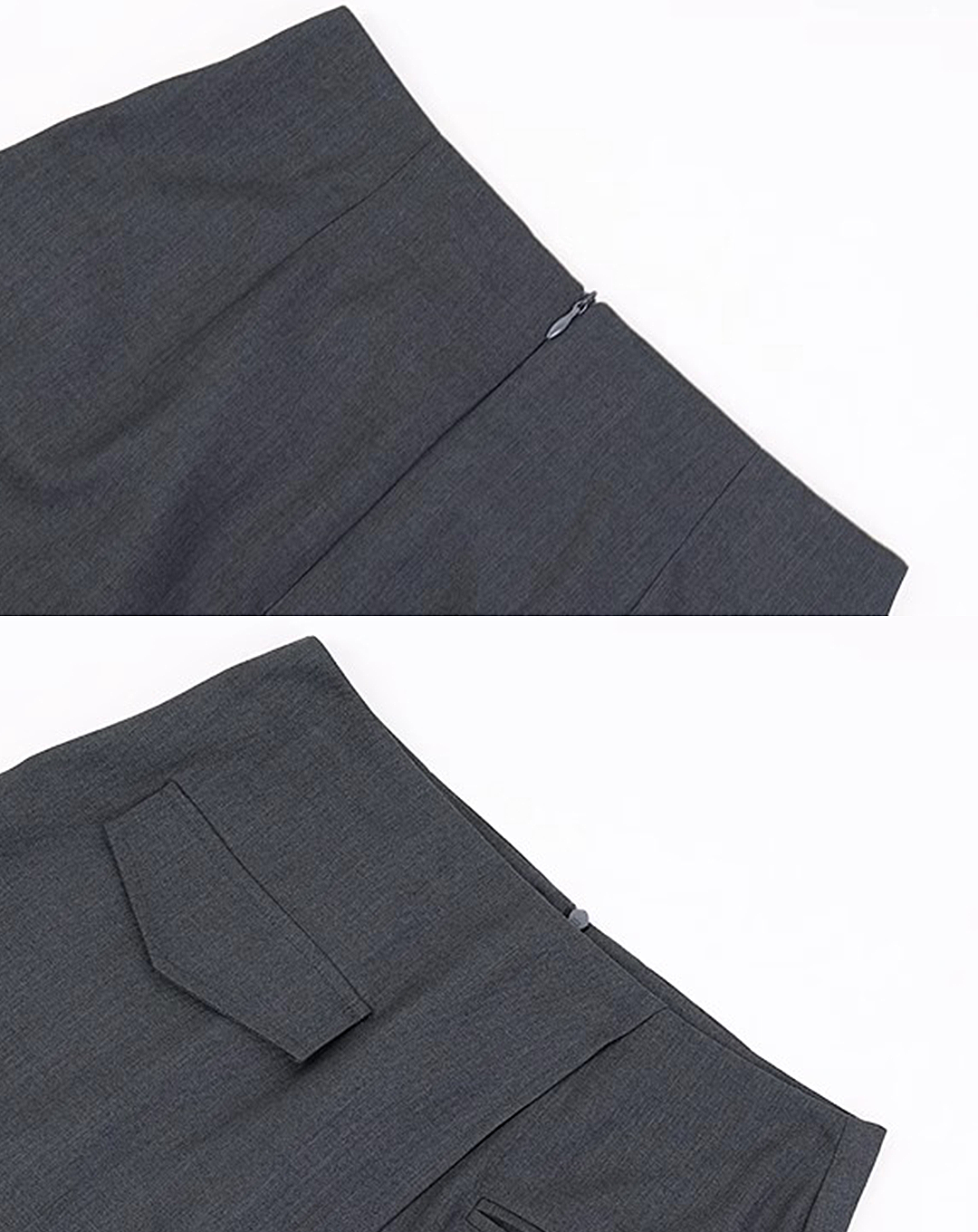♀Asymmetric Hem Skirt