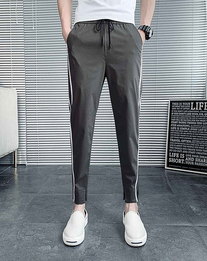 ♂Drawstring Line Pants