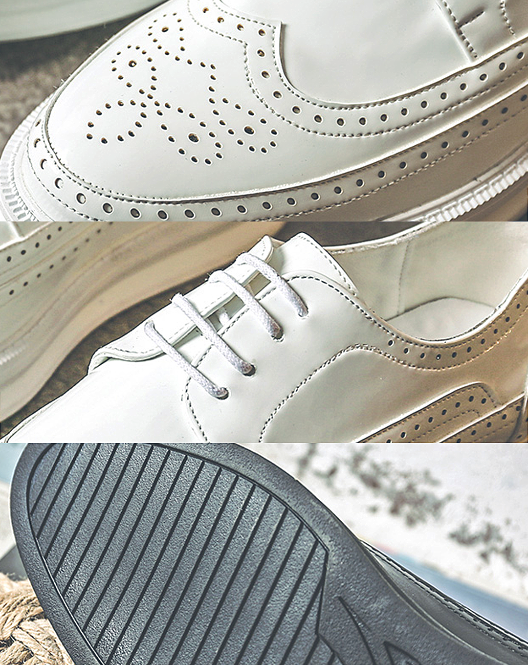 ♂♀Medallion Oxford Shoes