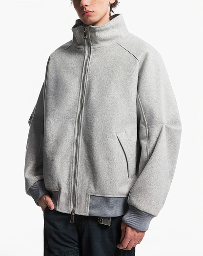 ♂♀ Zip Melton-like Jacket