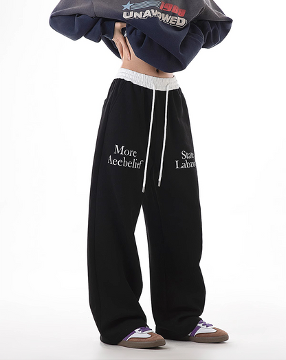 ♀Front Logo Sweatpants