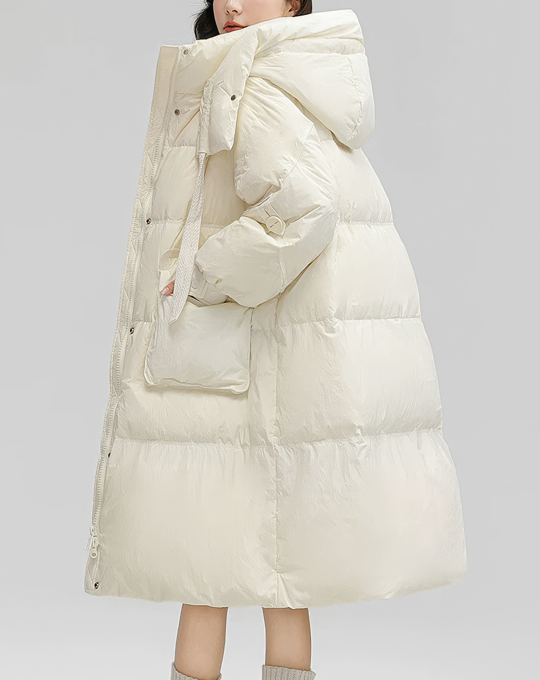 ♀Oversized Puffer Long Coat