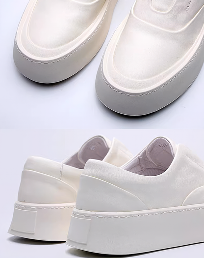 ♂♀本革／Mono Platform Slip-Ons