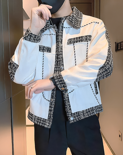 ♂Tweed Trim Jacket