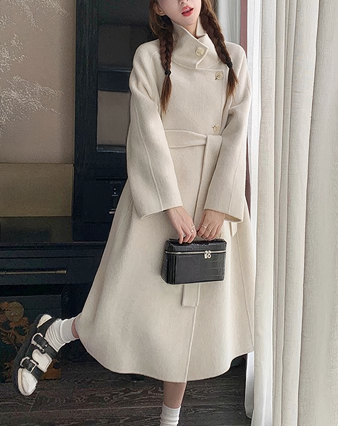 ♀Oversize Wool Coat