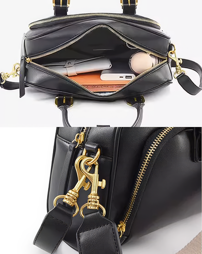 ♀本革／Leather Gold Buckle Bag
