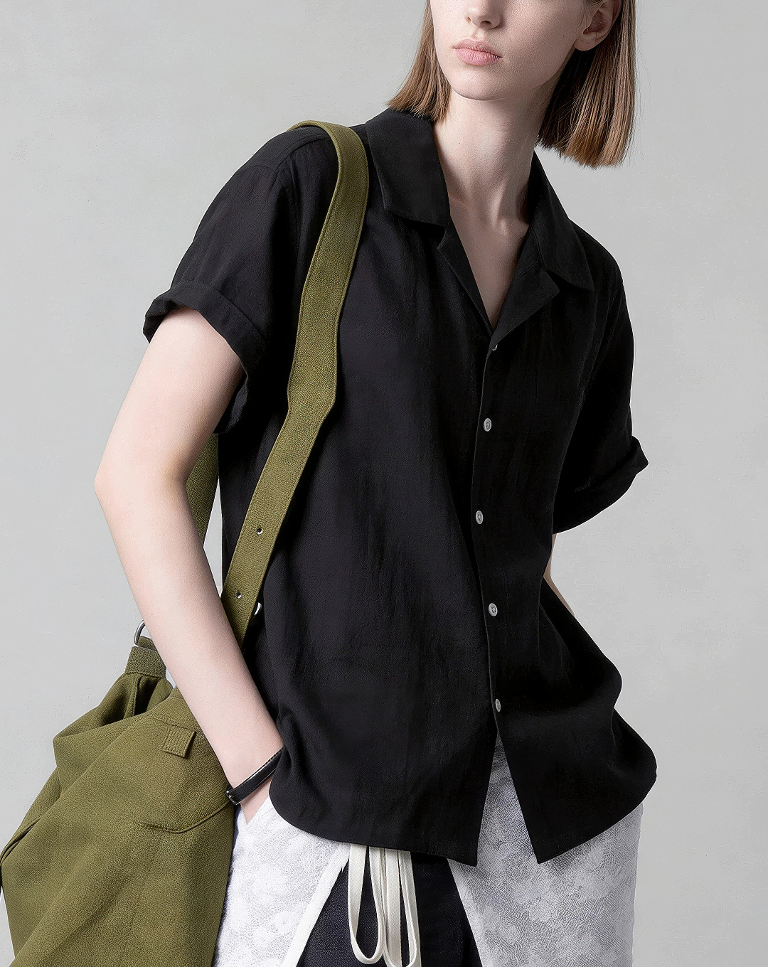 ♂♀Short Sleeve Cotton Shirt