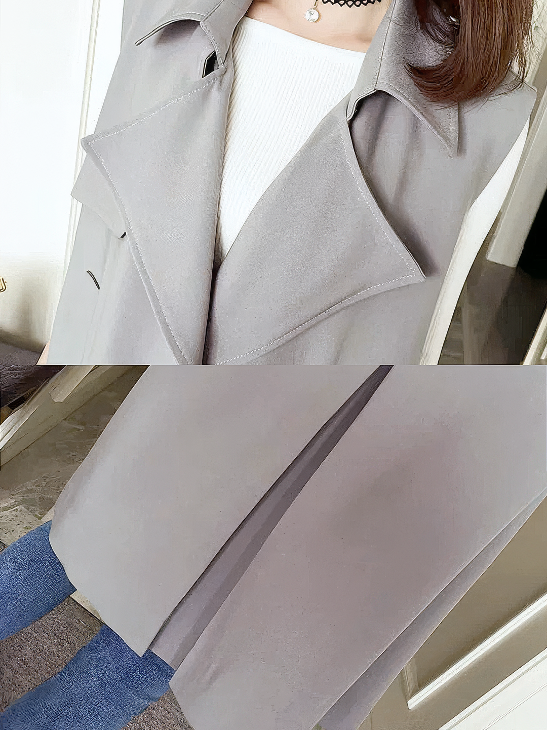 ♀Double Breasted Tailored Gilet