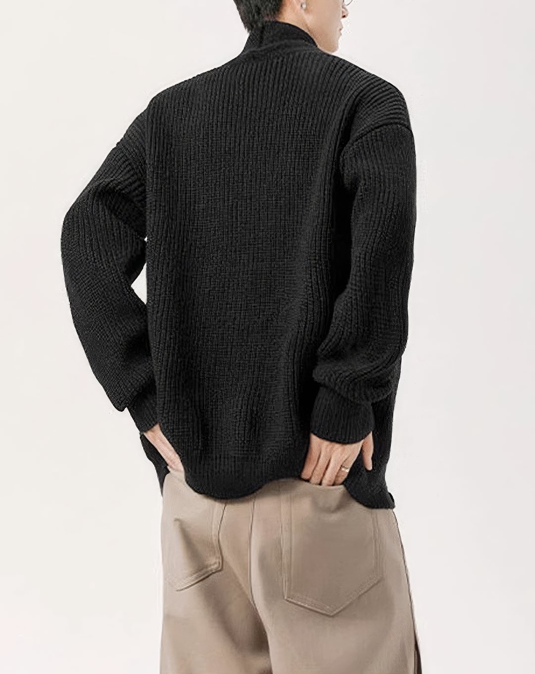 ♂Rib Knit Cardigan