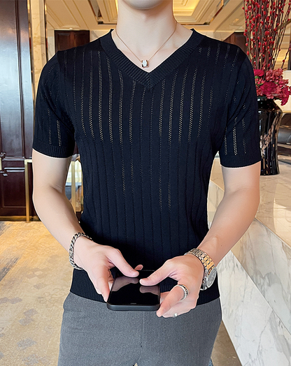 ♂V-Neck Summer Knit