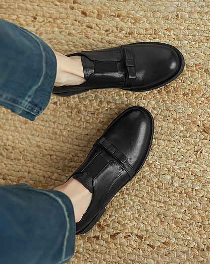♀Ribbon Accent Loafers