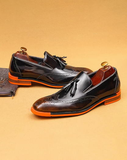♂本革／Tassel Wingtip Leather Shoes