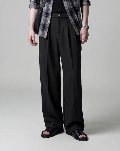 ♂♀Straight Wide Leg Trousers