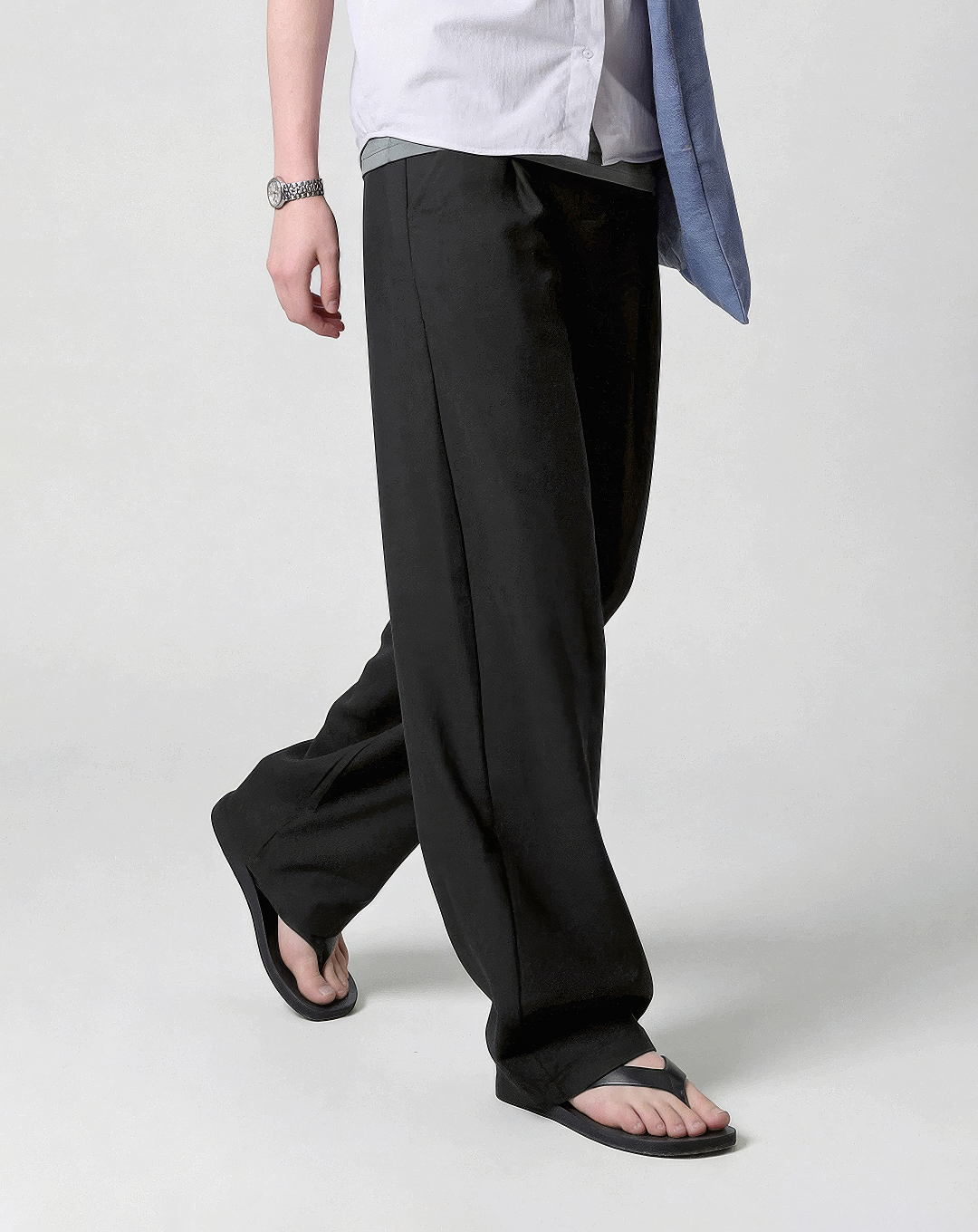 ♂♀Double Tuck Wide Trousers