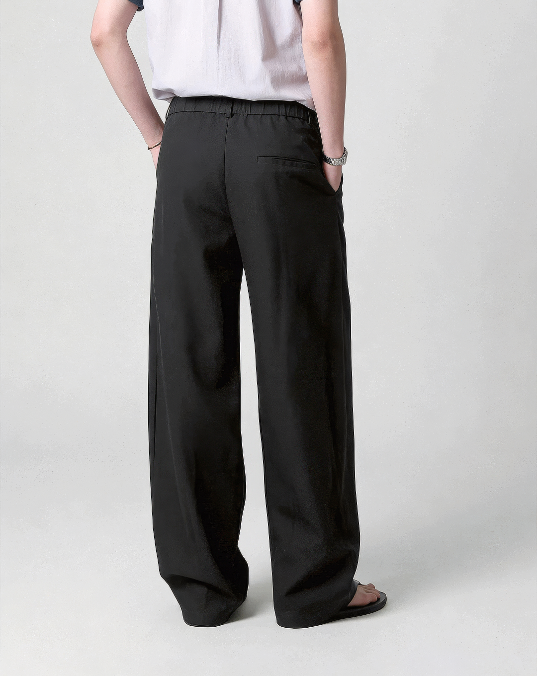 ♂♀Double Tuck Wide Trousers
