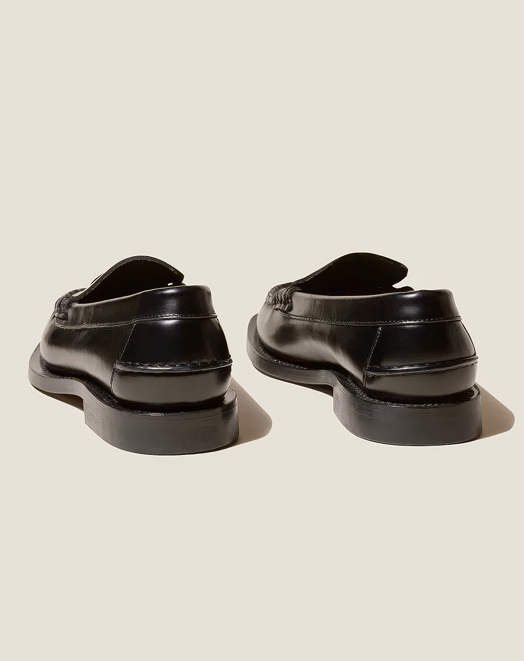 ♀本革／Penny Style Leather Loafers