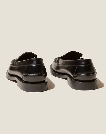 ♀本革／Penny Style Leather Loafers