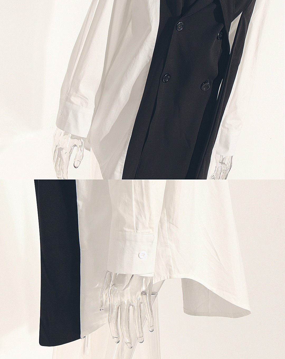 ♀Jacket Style Slit Shirt