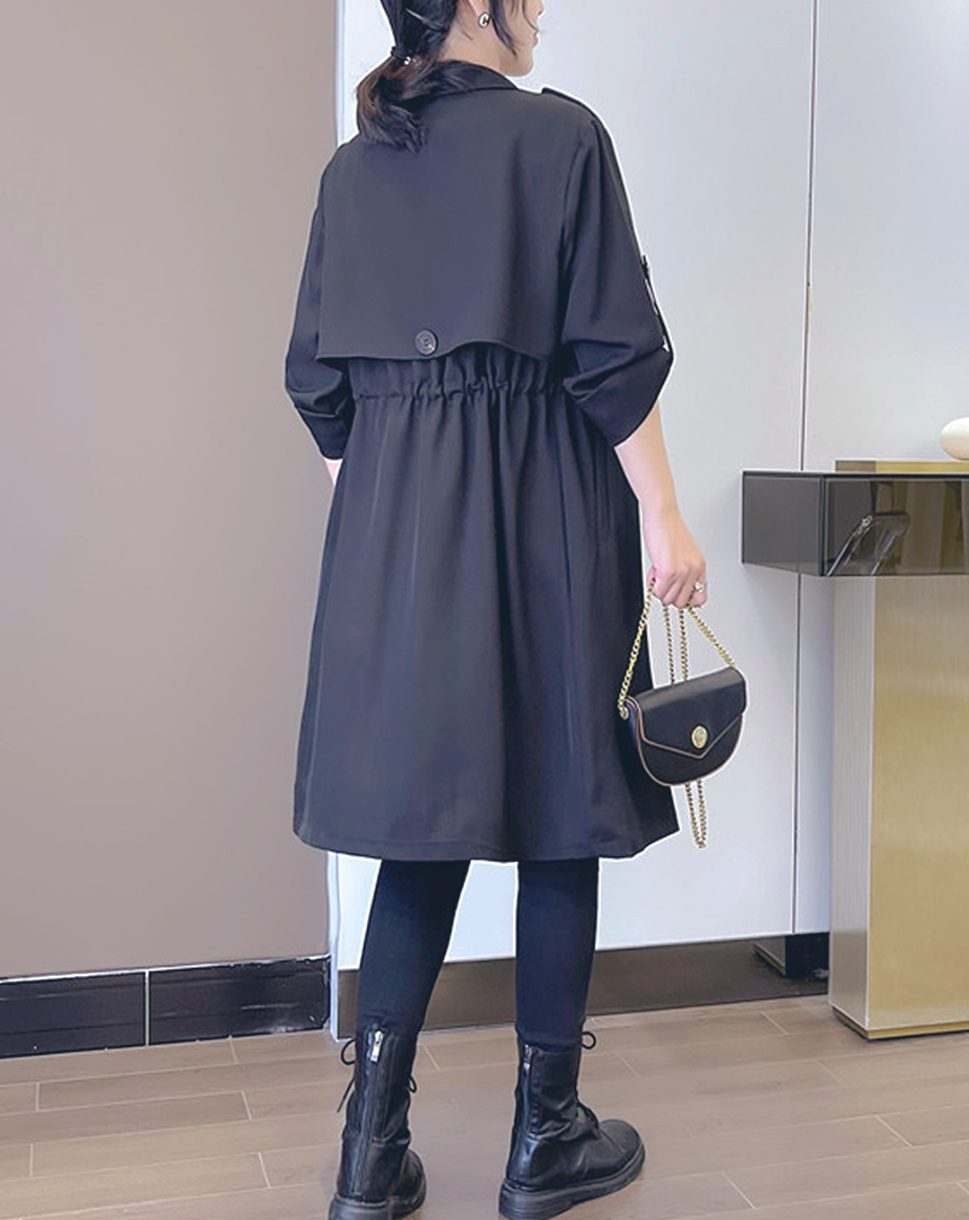 ♀Loose Long Trench Coat