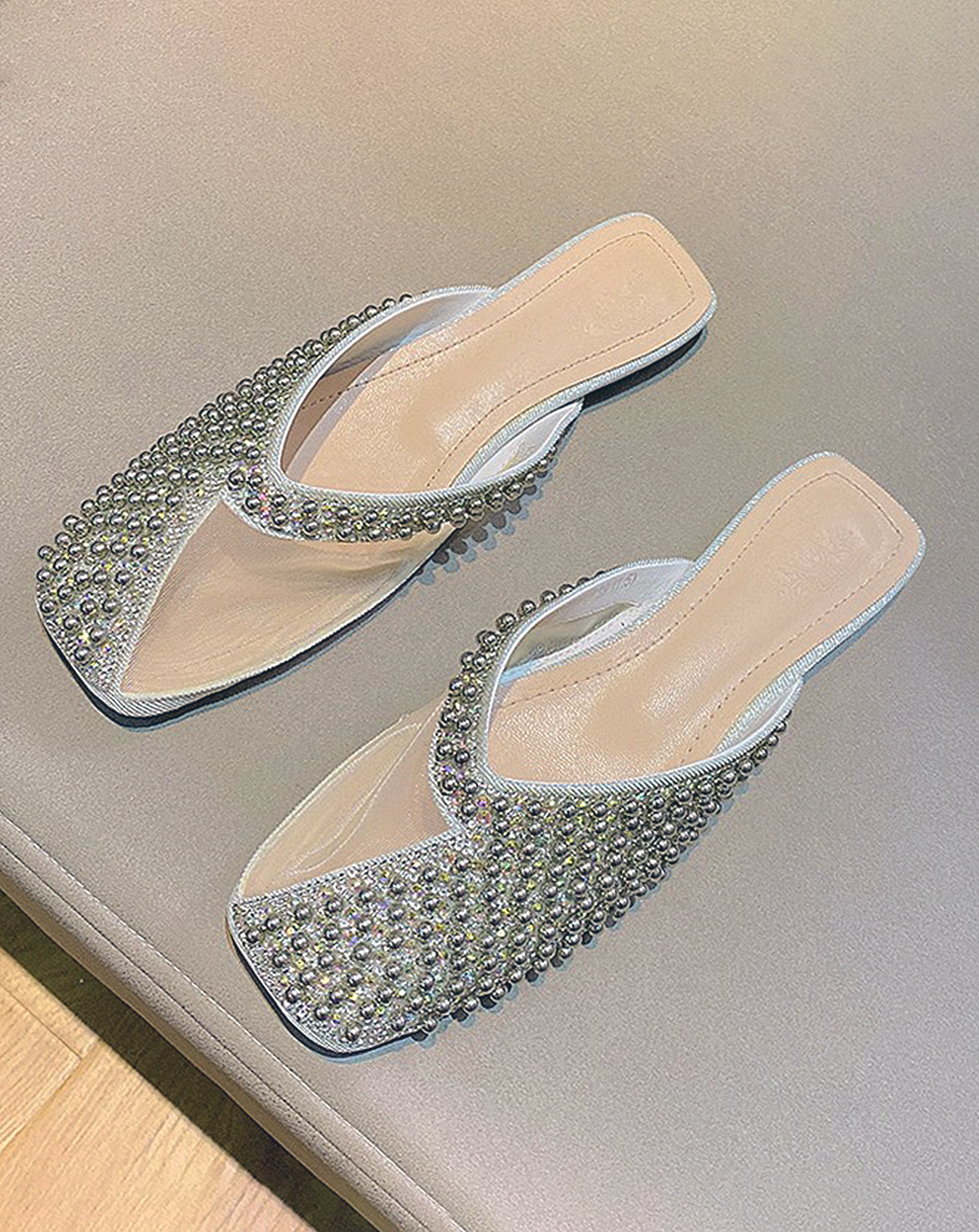 ♀Decorative Design Mule Sandals