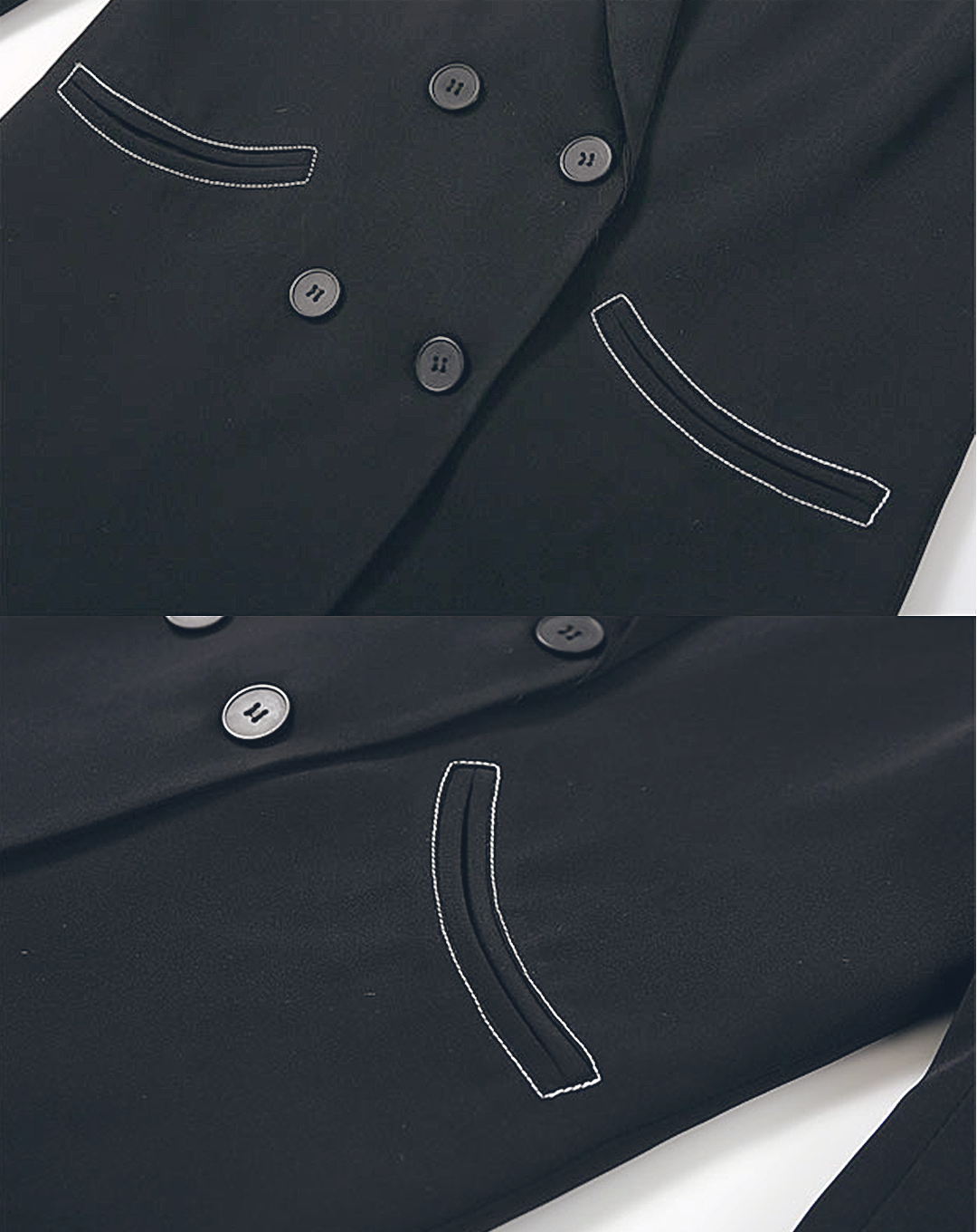 ♀Line and Stitch Pocket Jacket