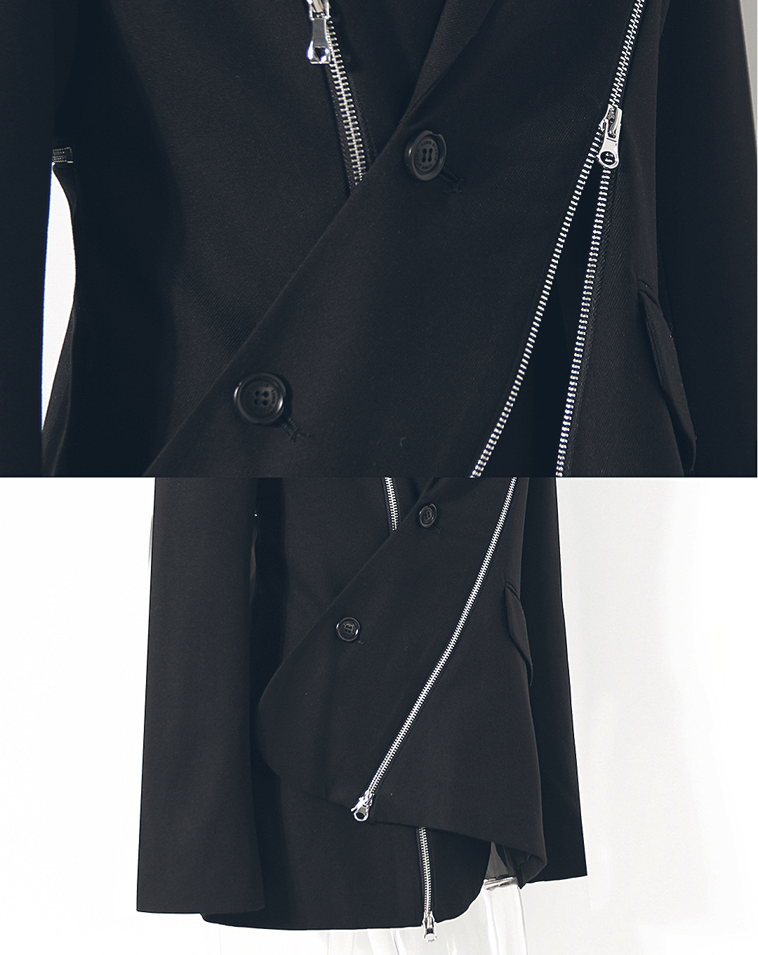 ♀Zipper Line Design Jacket